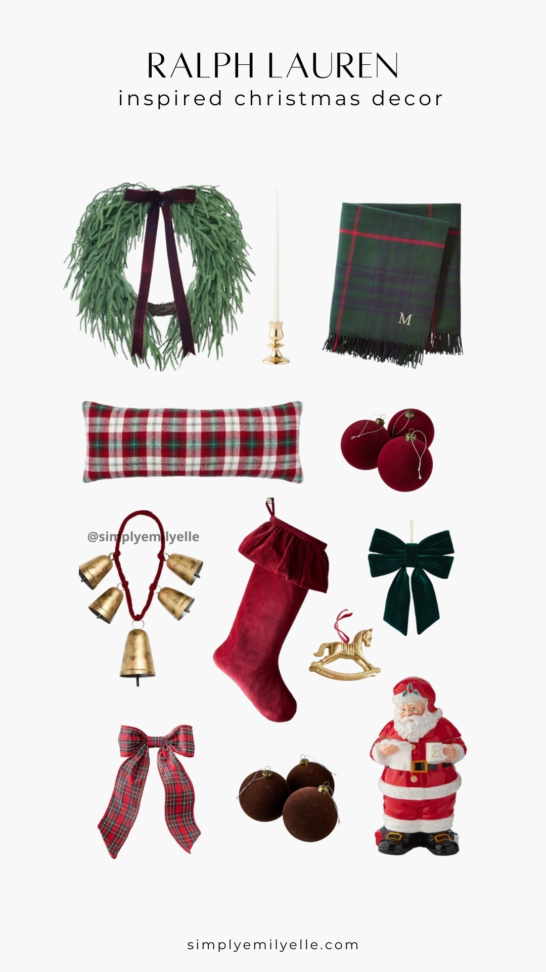 Christmas decor, Christmas home decor, Ralph Lauren Christmas, Ralph Lauren Christmas decor, timeless Christmas decor, traditional Christmas decor, burgundy Christmas, velvet ornaments

#LTKSeasonal #LTKFindsUnder50 #LTKHome