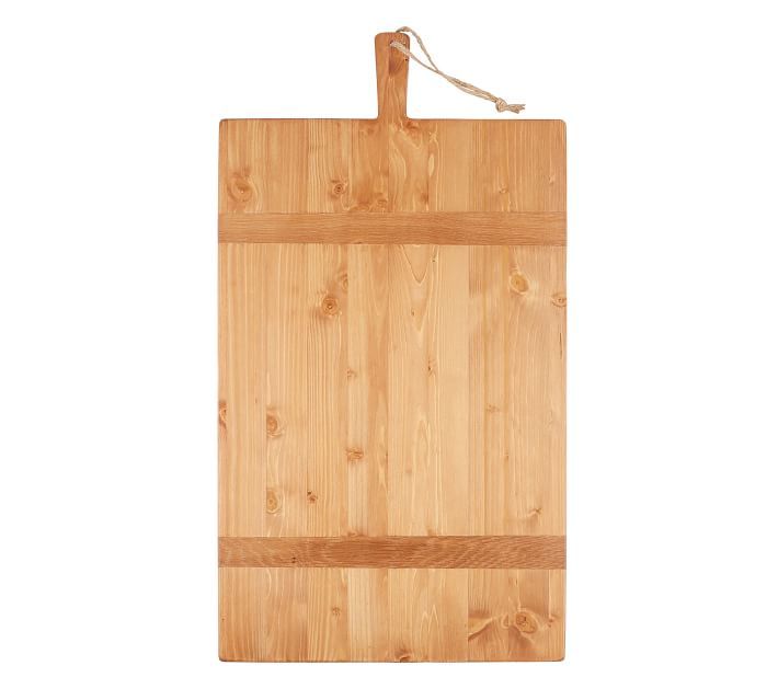 Handcrafted Reclaimed Wood Rectangular Cheese Boards | Pottery Barn (US)
