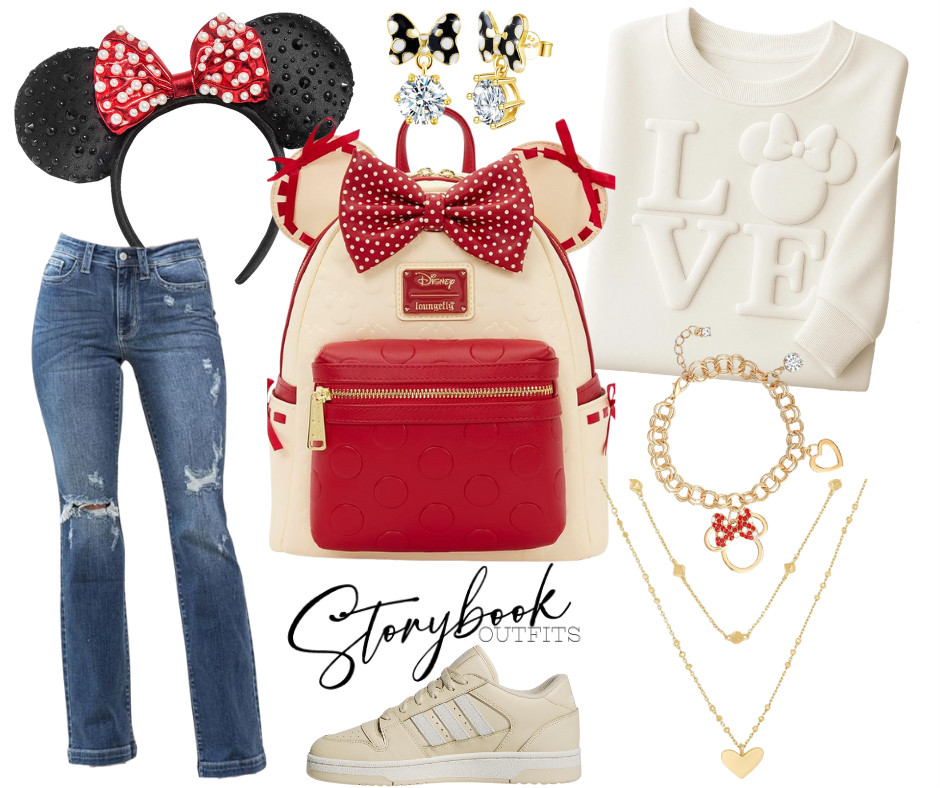 Soft neutrals + classic Minnie red = the perfect park day combo.
Cute, comfy, and just the right amount of magic.

This one feels made for:
• castle photos
• date nights at the parks
• Valentine trips
• everyday Disney style 

 #LTKTravel