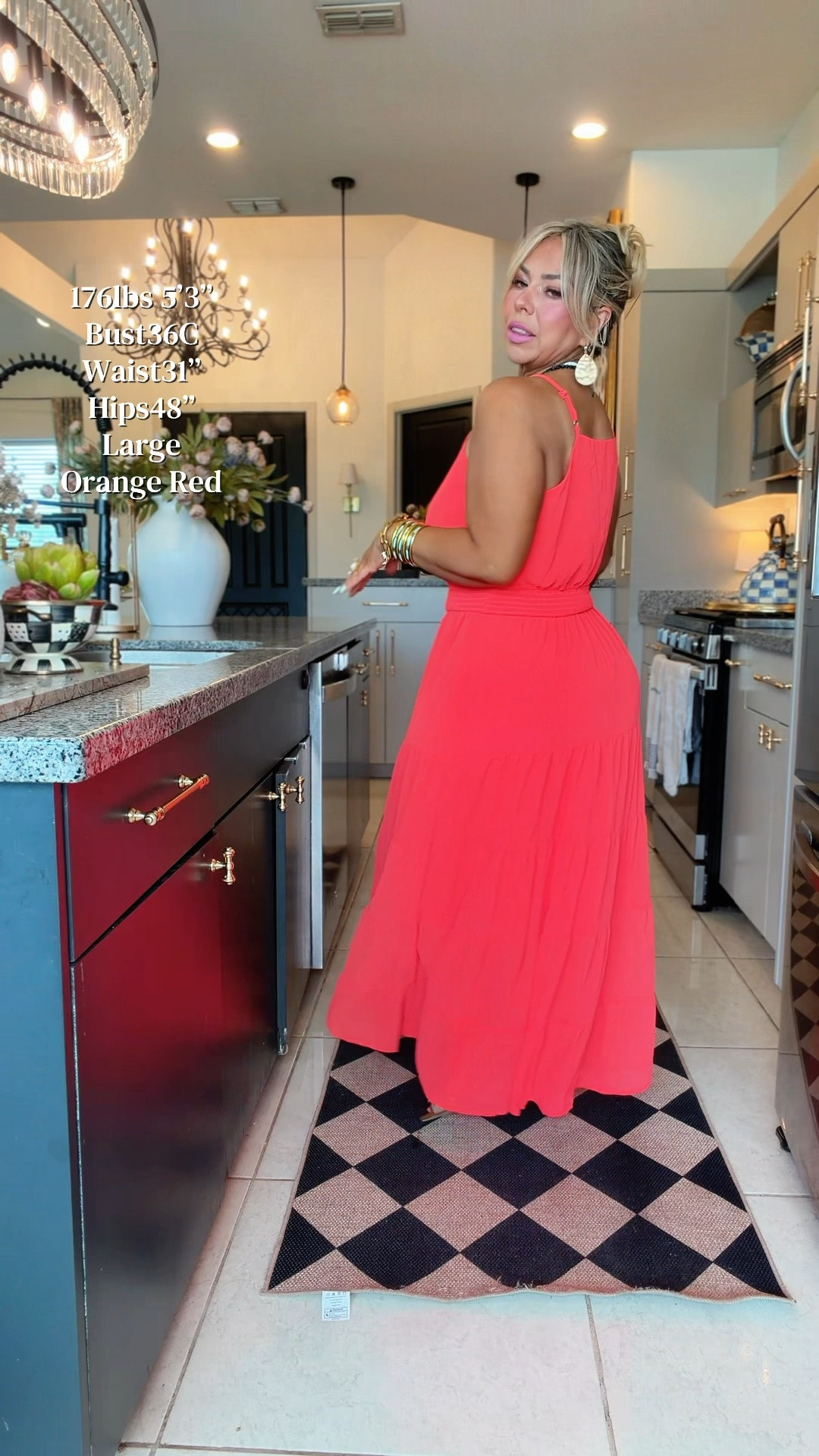This summer dress has so many colors but this orange red is amazing!!

#LTKMidsize #LTKU #LTKootd