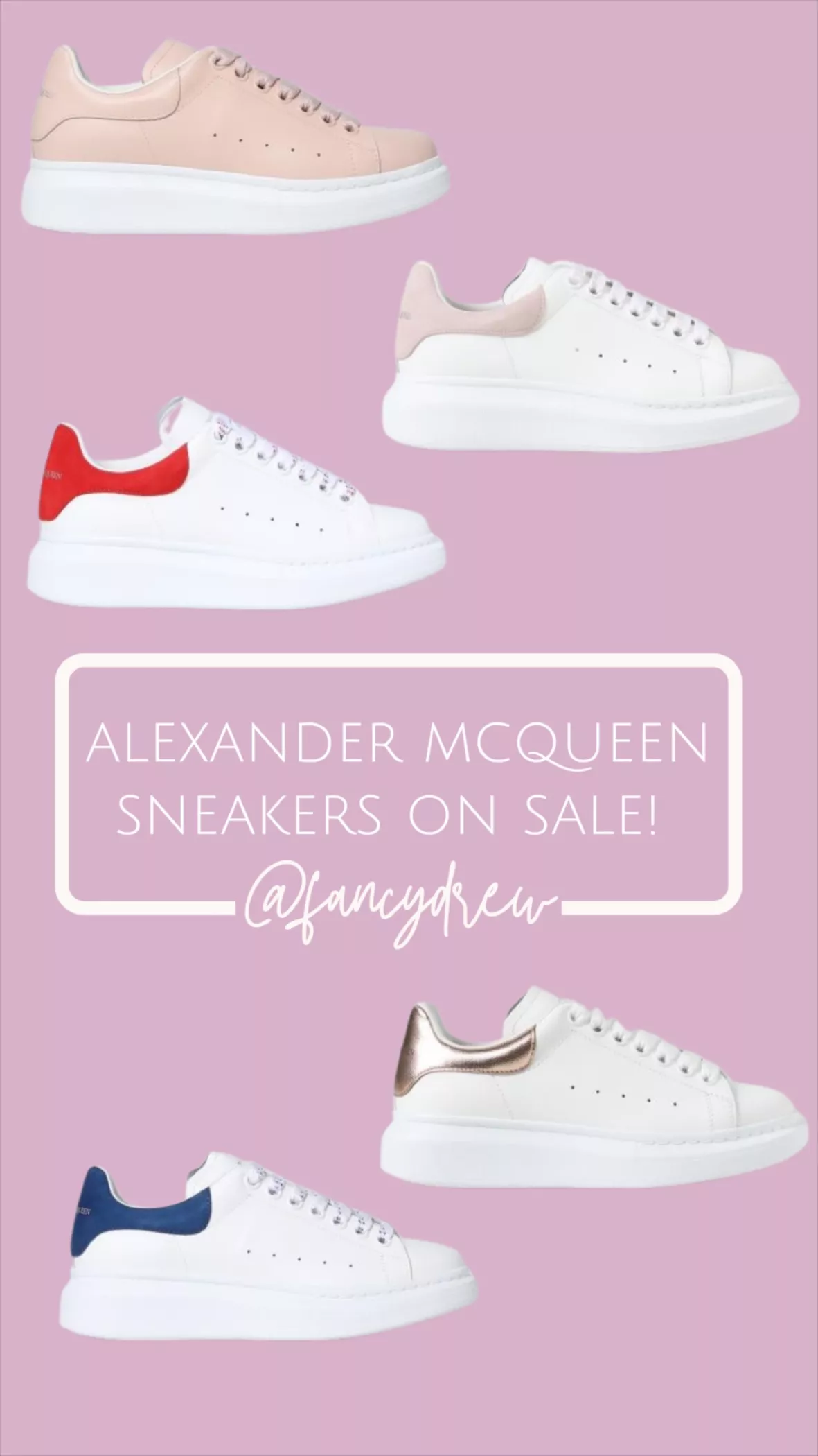 ALEXANDER MCQUEEN: leather sneakers - Gold  Alexander Mcqueen sneakers  553770WHFBU online at