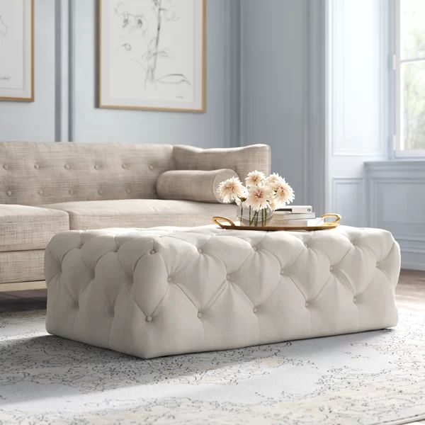 48.5" Wide Tufted Rectangle Cocktail Ottoman | Wayfair North America