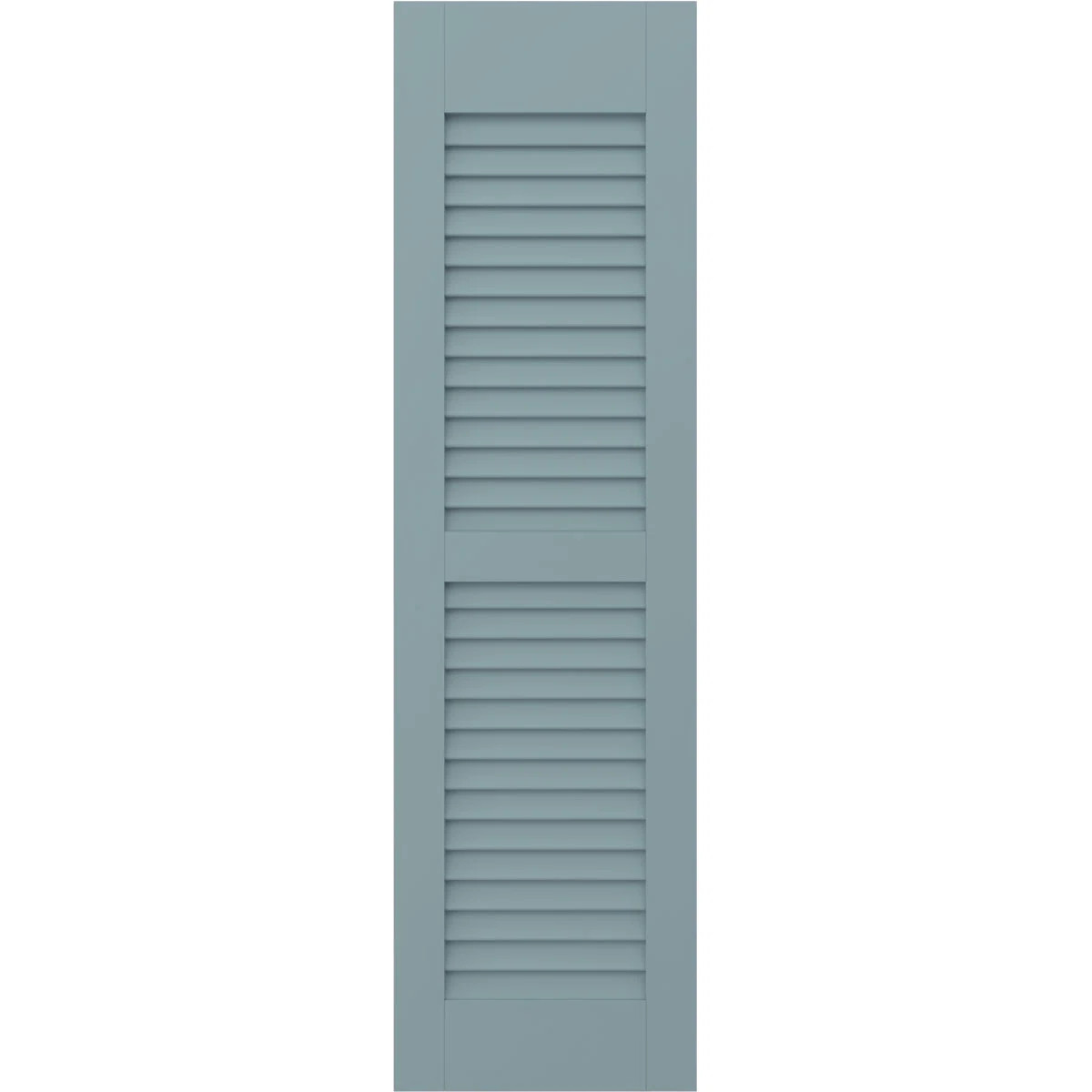 Americraft Two Equal Louver Shutters (Per Pair) | Wayfair North America