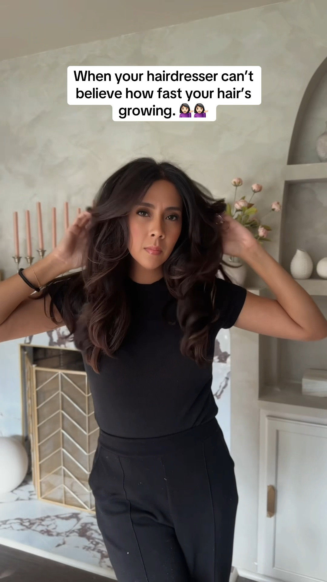When your hairdresser can’t believe how fast your hair’s growing. 💁🏻‍♀️💁🏻‍♀️ #maryruthsorganics @MaryRuth's #hairgrowthtips 

#LTKFindsUnder50 #LTKBeauty #LTKOver40