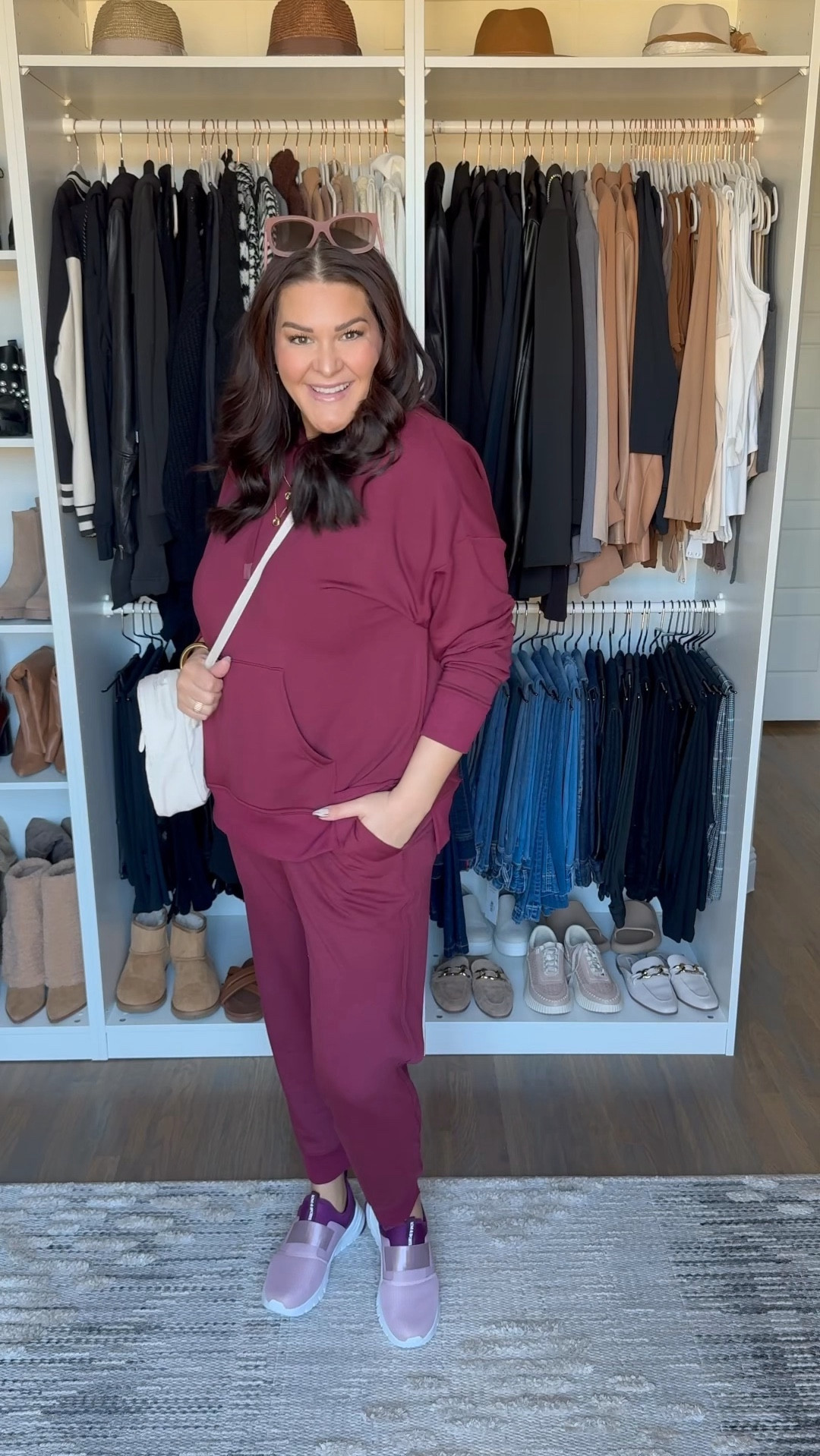 This Walmart lounge set is such nice quality and under $16 per piece! Comes in other colors too. And did you see the sneakers?!

Follow me @curvestocontour for more midsize XL/Size 14 outfits on @shop.LtK

Casual fashion, elevated basics, midsize fashion, midsize style, fall style, fall fashion, leggings fashion, winter mom style

#LTKfindsunder50 #LTKmidsize #LTKVideo