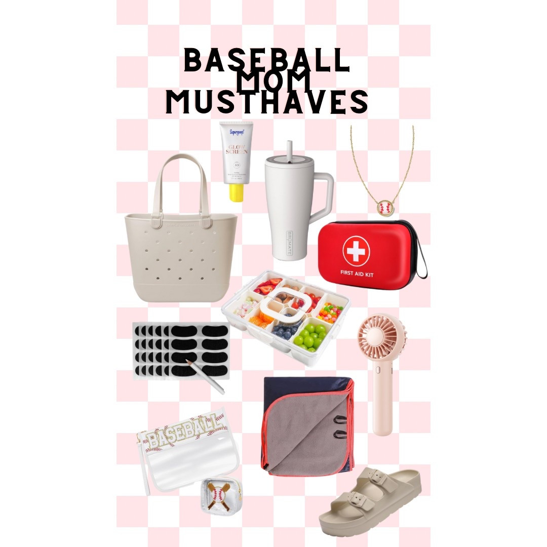 All of my baseball must haves! 
- a big waterproof bag to carry everything 
-sunscreen
-spill proof tumbler 
-baseball necklace
-first aid kit 
-snackle box 
-waterproof stadium blanket 
-hand held fan 
-storage bags 
-eyeblack stickers because eyeblack is messy! 
-waterproof sandals 

#LTKKids #LTKFamily #LTKActive