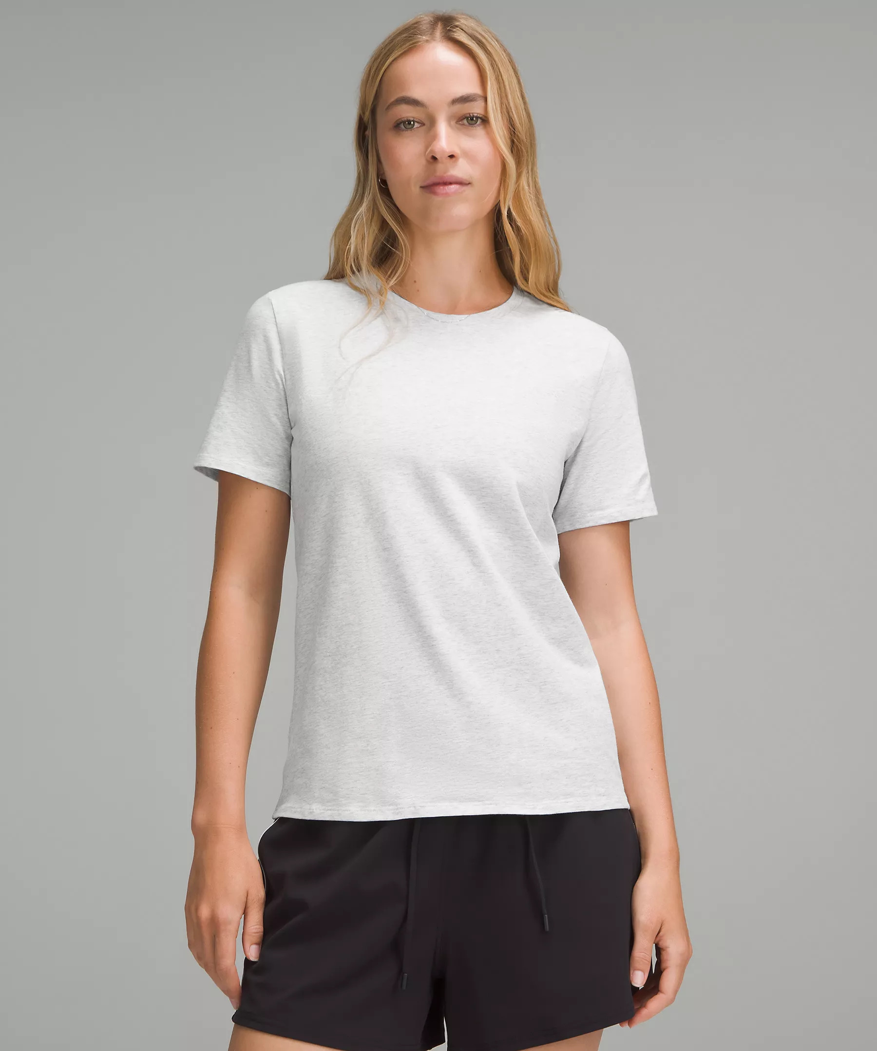 Organic Cotton Straight-Hem Crewneck T-Shirt | Lululemon (US)