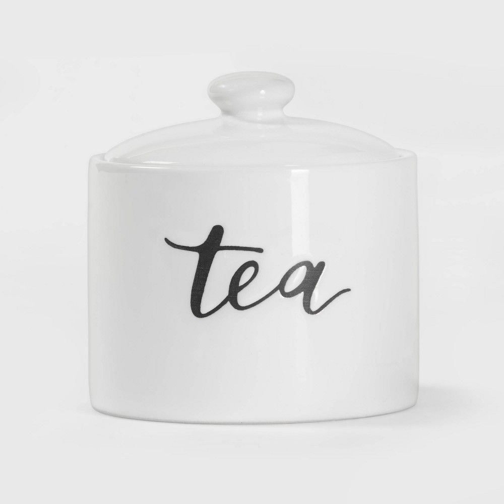 Tea Food Storage Canister White - Threshold | Target