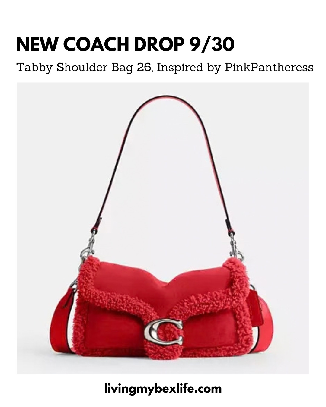 New Coach Tabby Shoulder Bag 26, Inspired by PinkPantheress | special edition coach, limited edition coach, luxury handbag, designer handbag, coach drop 9/30

#LTKdayinmylife #LTKgrwm #LTKootd