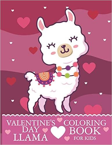 Valentine’s Day Llama coloring book for kids: Valentine’s Day Gift Coloring Pages for Toddler... | Amazon (US)