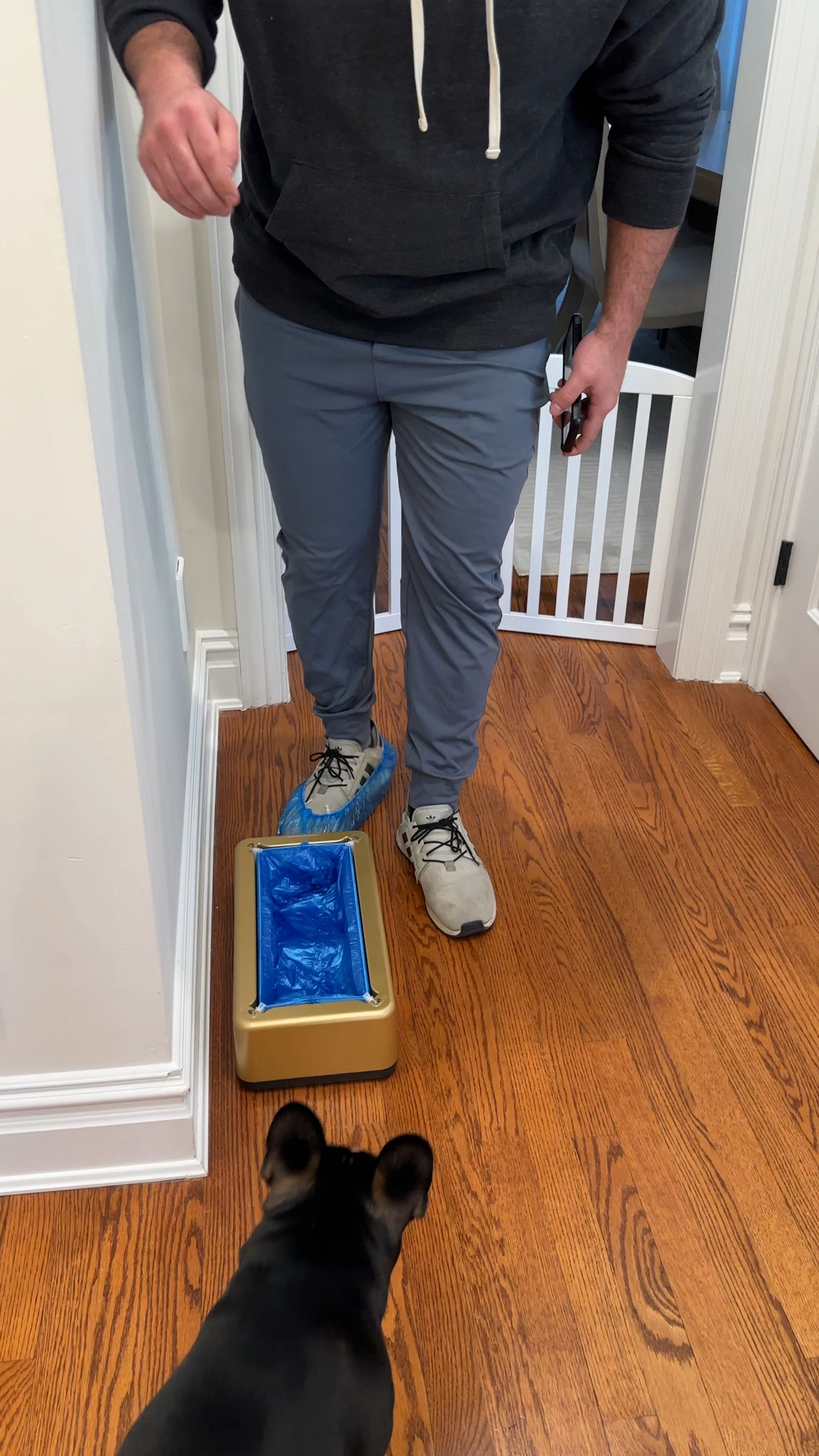 shoe cover dispenser 👌🏻  got sick of people and workers making footprints all over the house  (also got my husband these joggers and he’s been loving them)

#LTKhome #LTKVideo #LTKfindsunder50