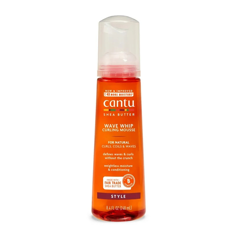 Cantu Wave Whip Curling Mousse with Shea Butter, 8.4 fl oz | Walmart (US)
