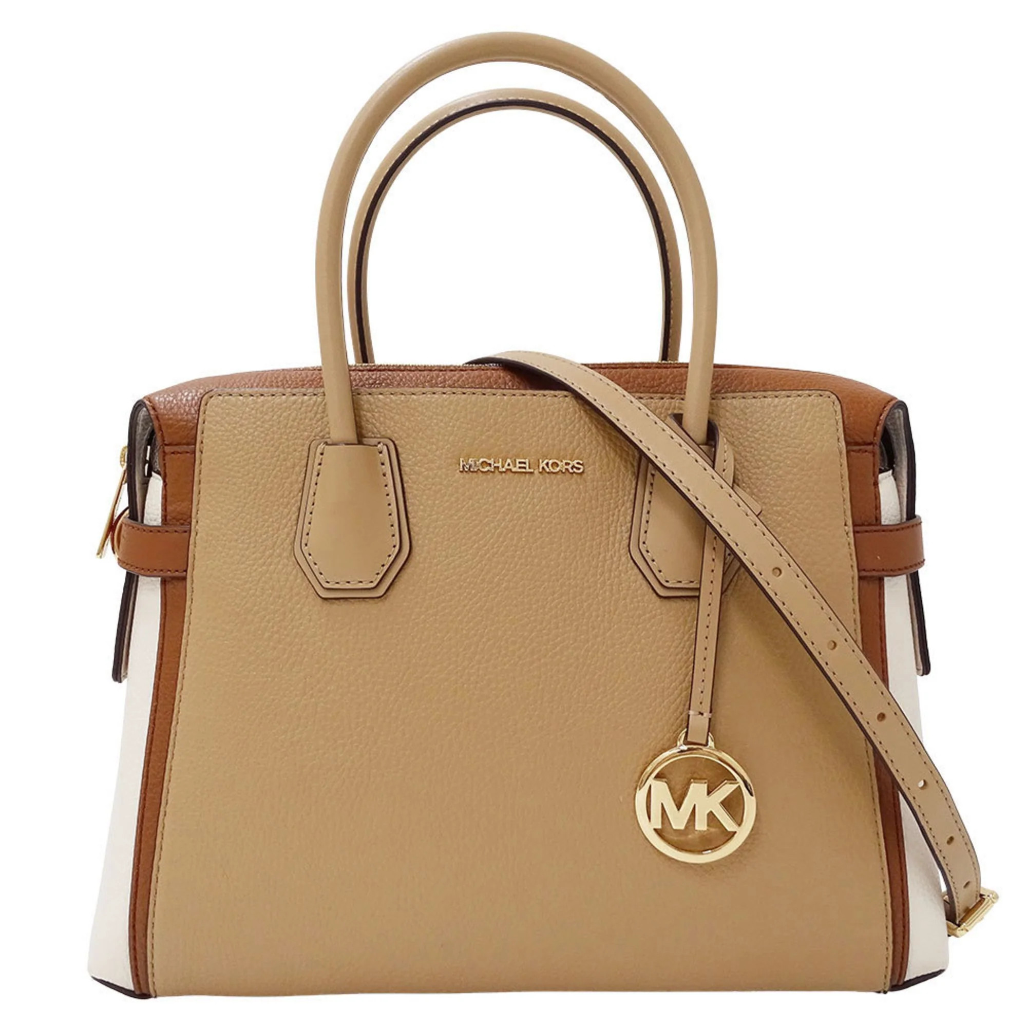 Michael Kors Leather Handbag Shoulder Bag (Pre-Owned) | Shop Simon