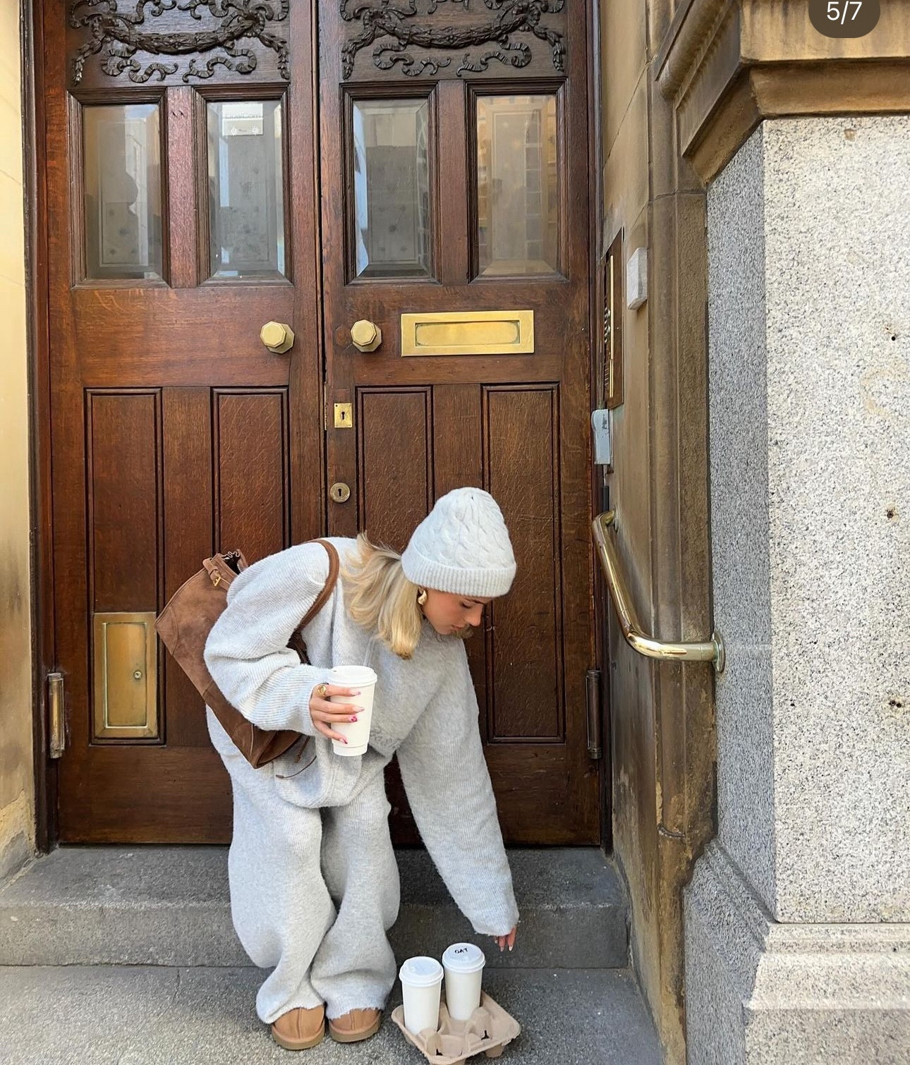 Cosy fit that I’m obsessed with 🤍🤍🤍🤍 I wear size medium 