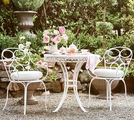 LoveShackFancy Outdoor Bistro Chair | Pottery Barn (US)