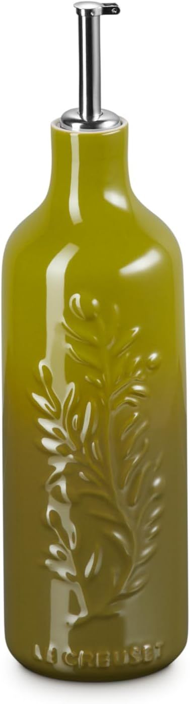 Le Creuset Olive Branch Collection Stonewear Oil Cruet, 20 oz., Olive | Amazon (US)