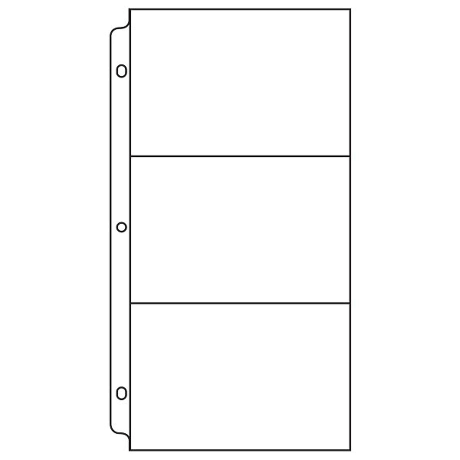 6 x 12-inch 3-Ring Album Page Protectors by American Crafts | Includes 10 sheets with 3 - 4 x 6-i... | Amazon (US)