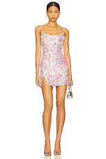 Lovers and Friends Maria Sequin Mini Dress in Silver And Pink from Revolve.com | Revolve Clothing (Global)