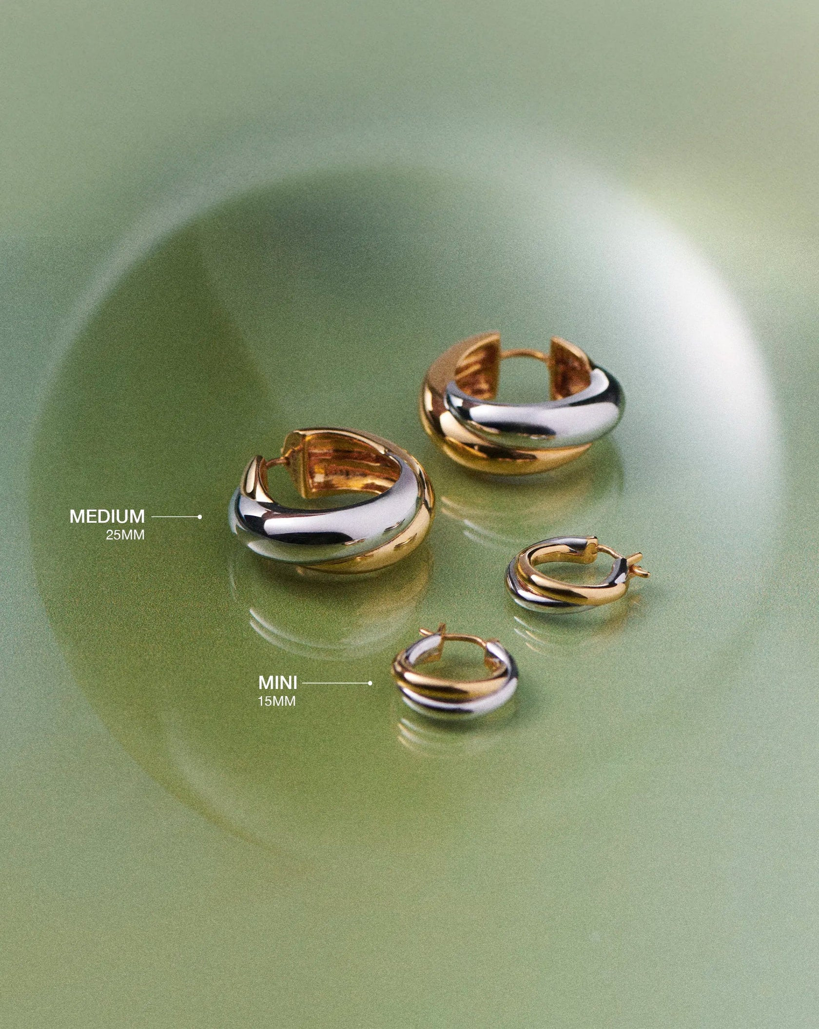 Lucy Williams Chunky Entwine Medium Hoop Earrings | Missoma | Missoma UK