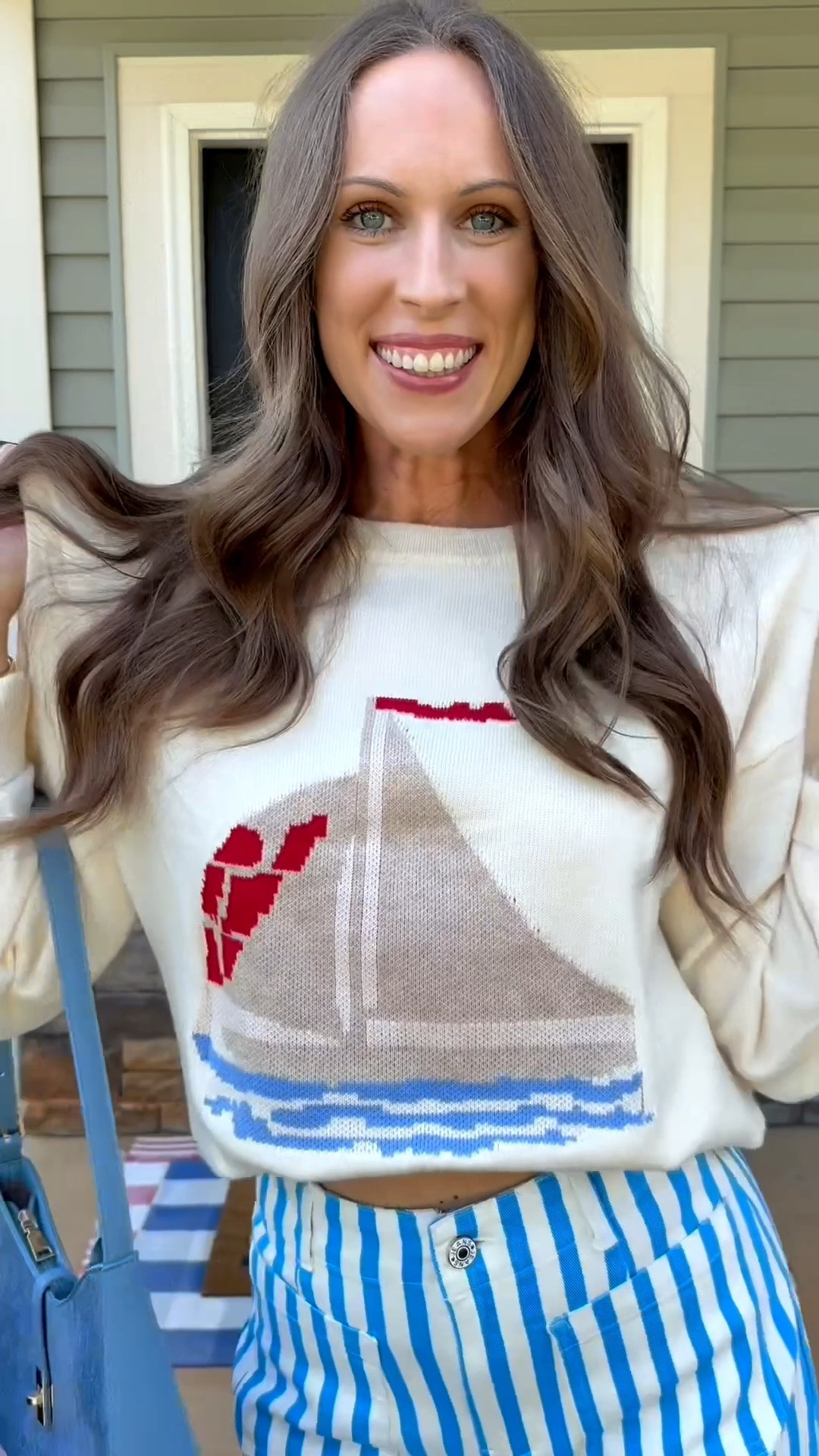 Boat day outfit idea ⚓️

Summer sweater, blue striped shorts, Amazon fashion, beach vacation outfit

#LTKgrwm #LTKootd