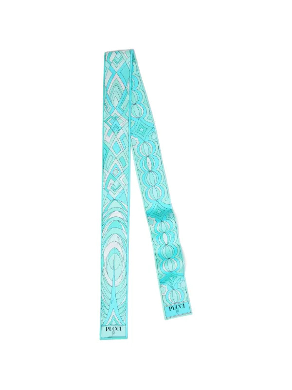 PUCCI Printed Scarf | Blue | FARFETCH | Farfetch Global