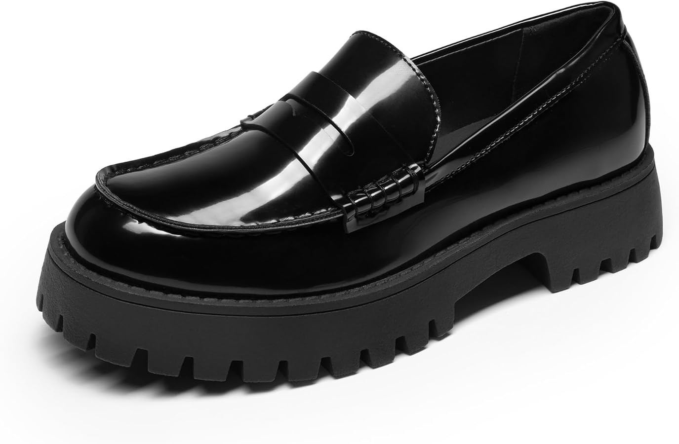 DREAM PAIRS Platform Chunky Penny Loafer for Women | Amazon (US)