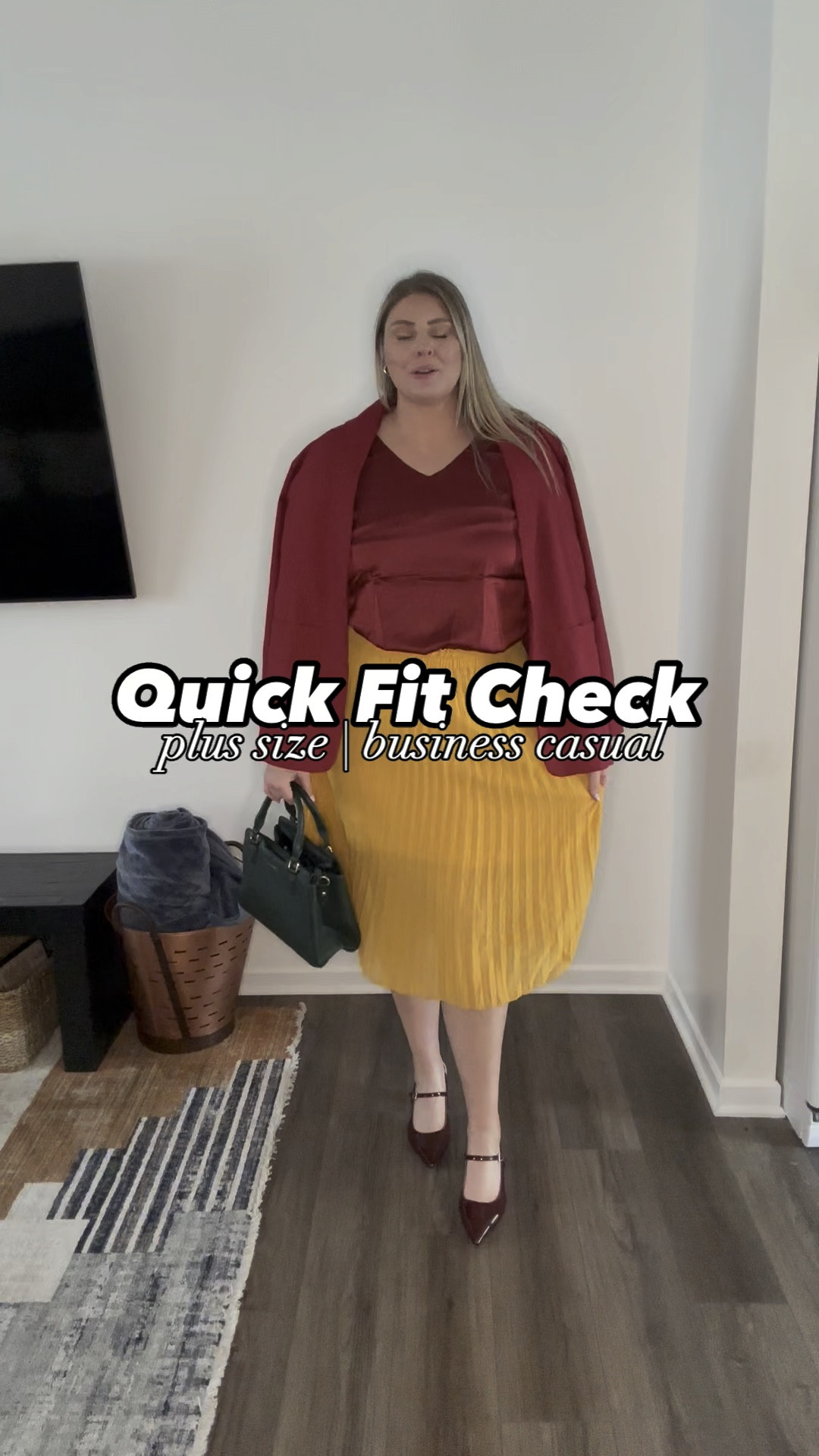 Feeling very put together and fashion forward in this fit! 

Sizing Details:
Blazer - 3X
Blouse - 3X
Skirt - 3X
Shoes - 11 US

plus size fashion, plus size, 3X, tall, affordable fashion, fall fashion, work wear, office wear, business casual 

#LTKWorkwear #LTKPlusSize #LTKMidsize