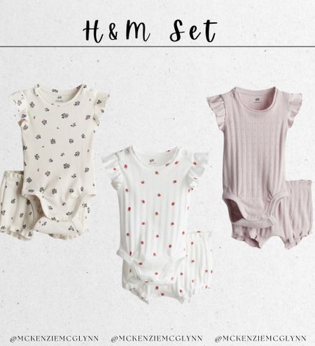 H&M $13 Set sizes 0-9 months 💕 



Baby girl
Baby clothes
H&M 
Summer finds
Kids clothes 

#LTKbaby #LTKkids