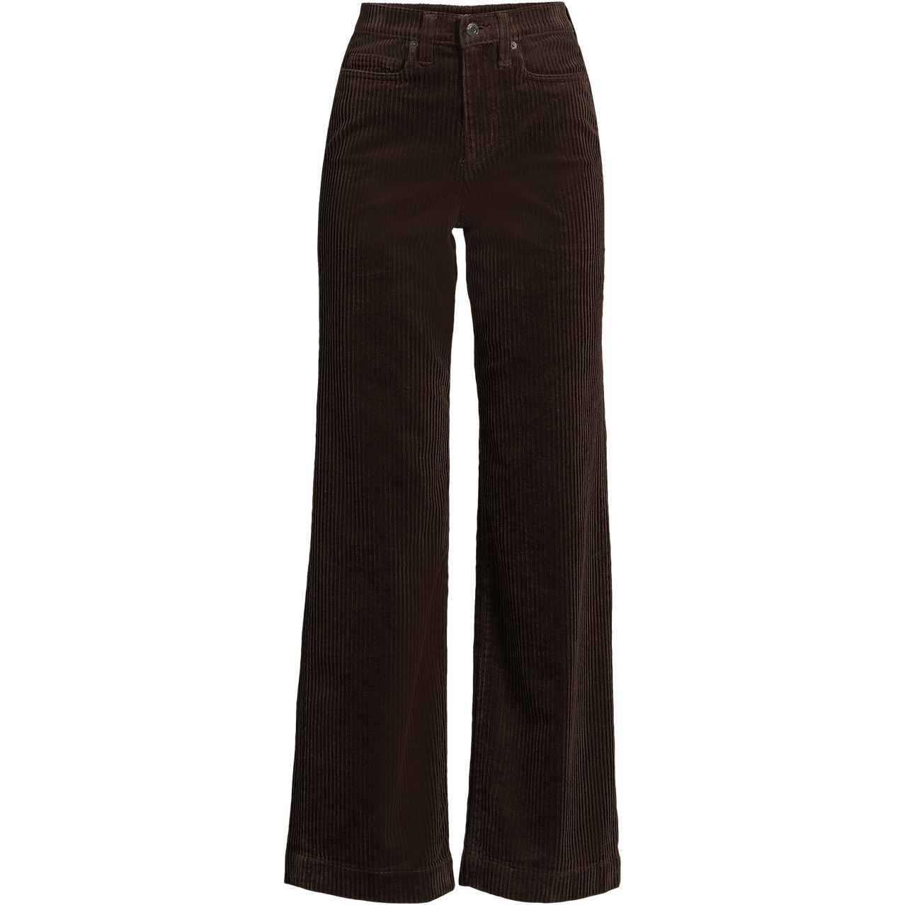 Women's High Rise Wide Leg Corduroy Pants | Lands' End (US)