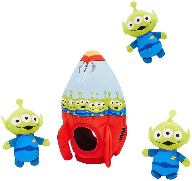 PIXAR The Claw & Aliens Hide & Seek Puzzle Plush Squeaky Dog Toy - Chewy.com | Chewy.com