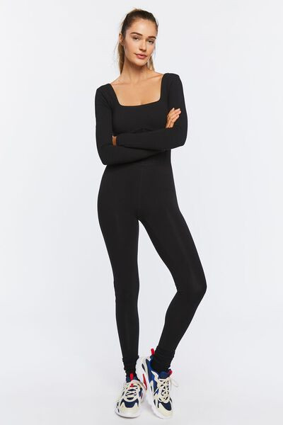 Active Corset Long-Sleeve Jumpsuit | Forever 21 (US)