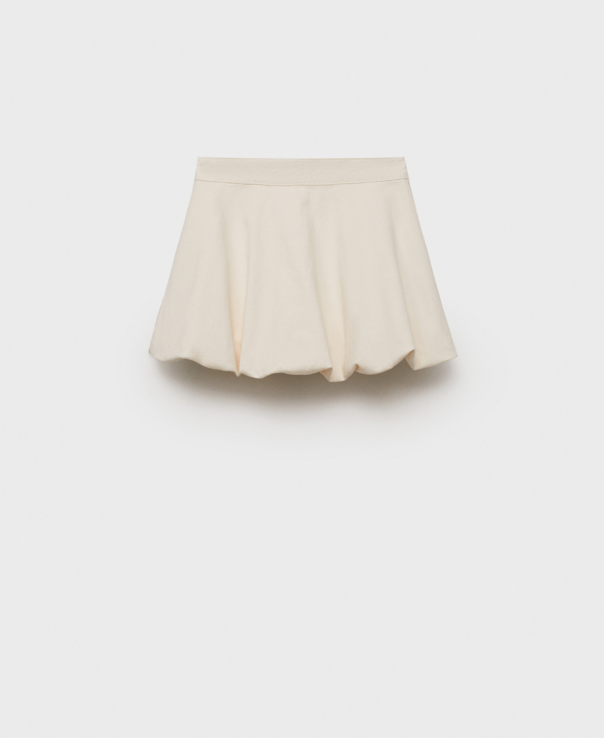 Mango Women's Mini Balloon Skirt - Off White | Macy's