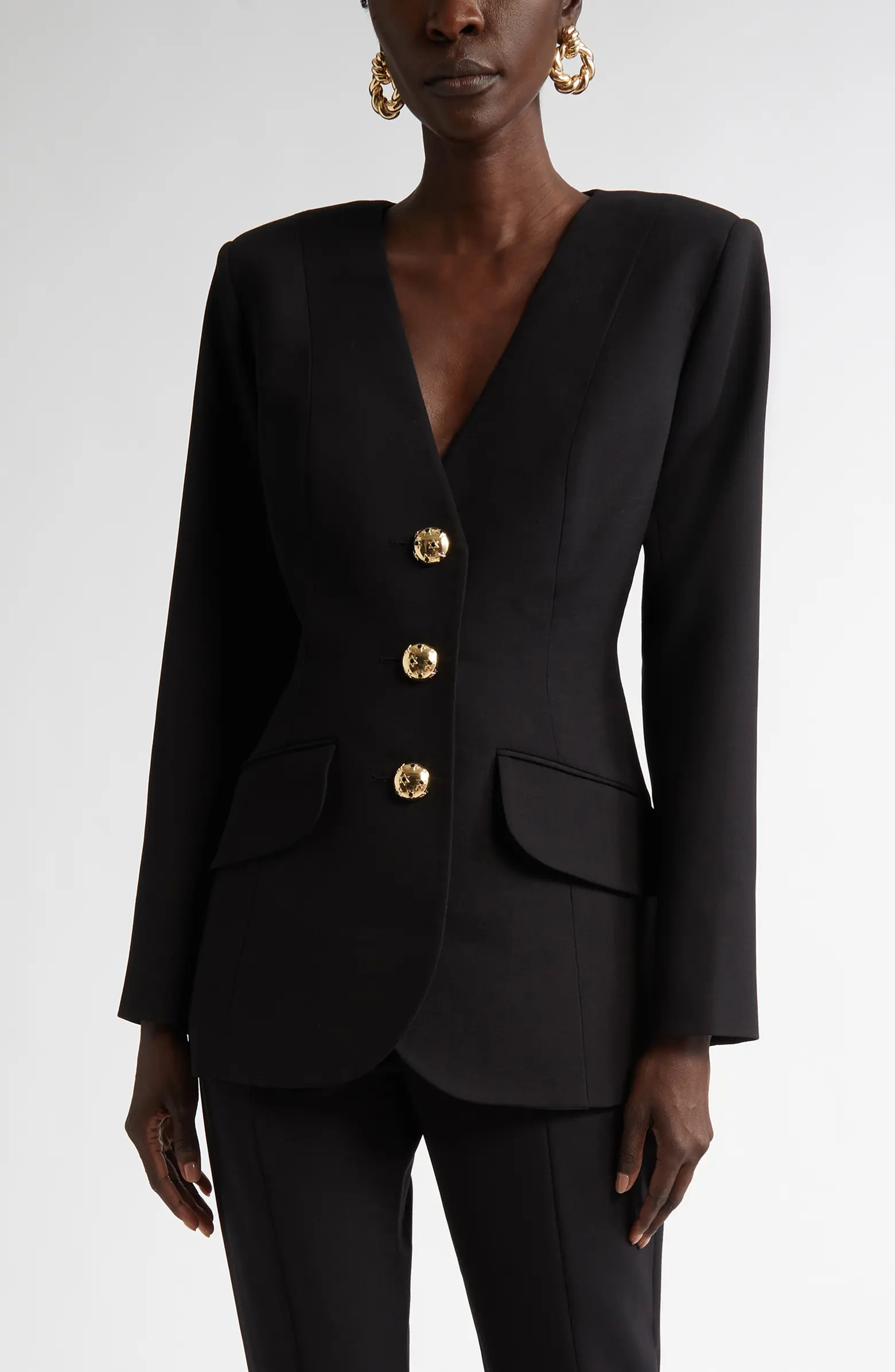 Single Breasted Stretch Virgin Wool Blazer | Nordstrom