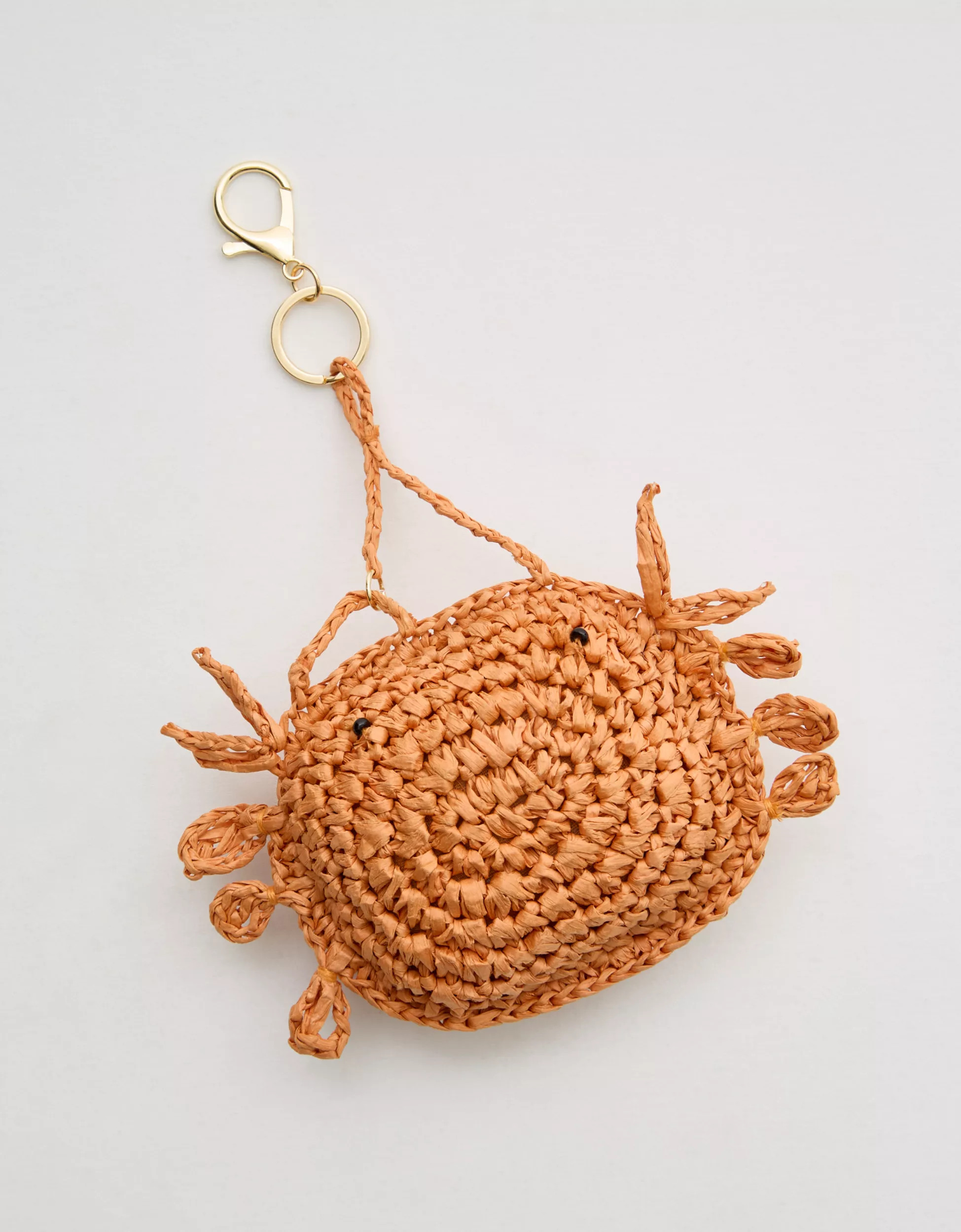 Aerie Straw Crab Bag Charm | Aerie