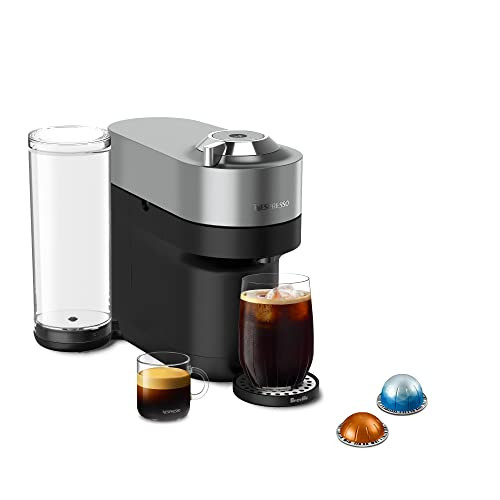 Nespresso Vertuo POP+ Deluxe Coffee and Espresso Machine by Breville, Titan | Amazon (US)
