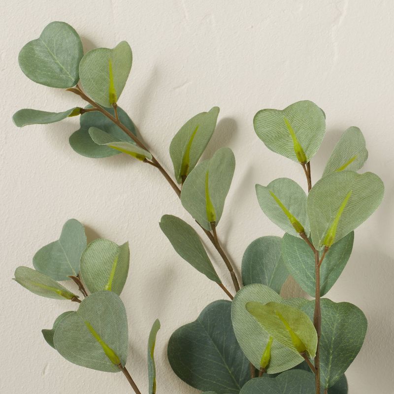 18" Faux Heart Eucalyptus Plant Stem - Hearth & Hand™ with Magnolia | Target