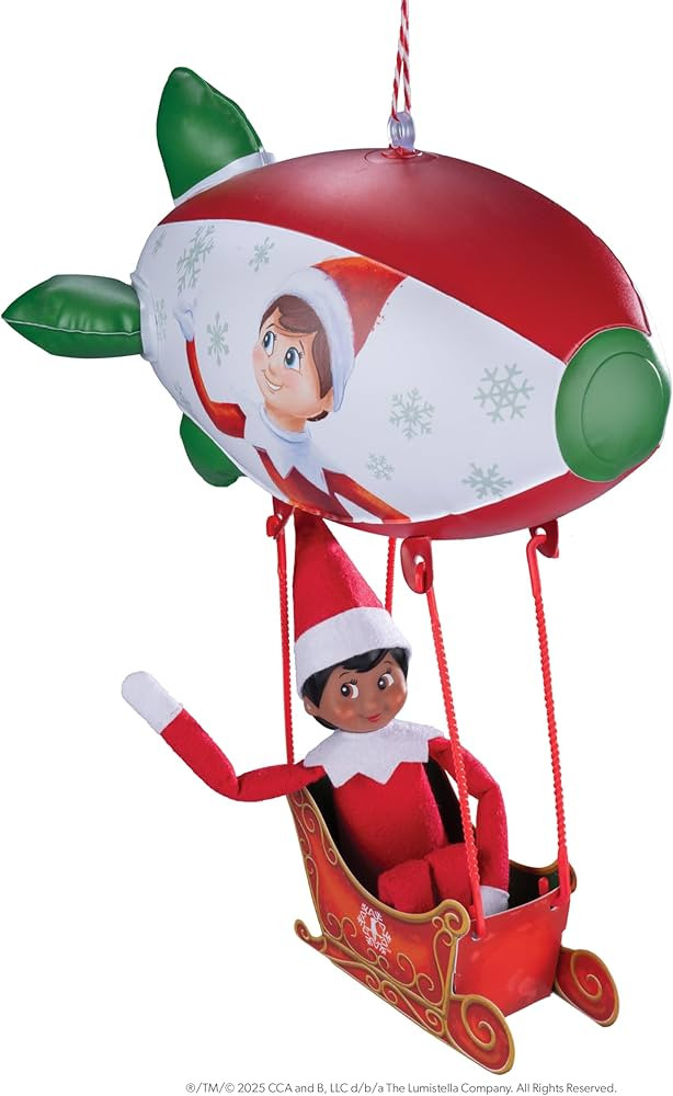 The Elf on the Shelf Polar Props Peppermint Blimp Ride - Limited 20th Anniversary Edition Elf Pro... | Amazon (US)