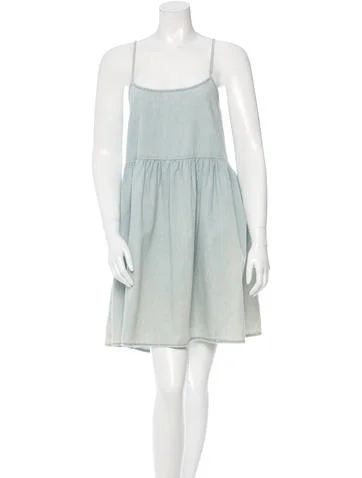 The Great Sleeveless Chambray Dress w/ Tags | The Real Real, Inc.