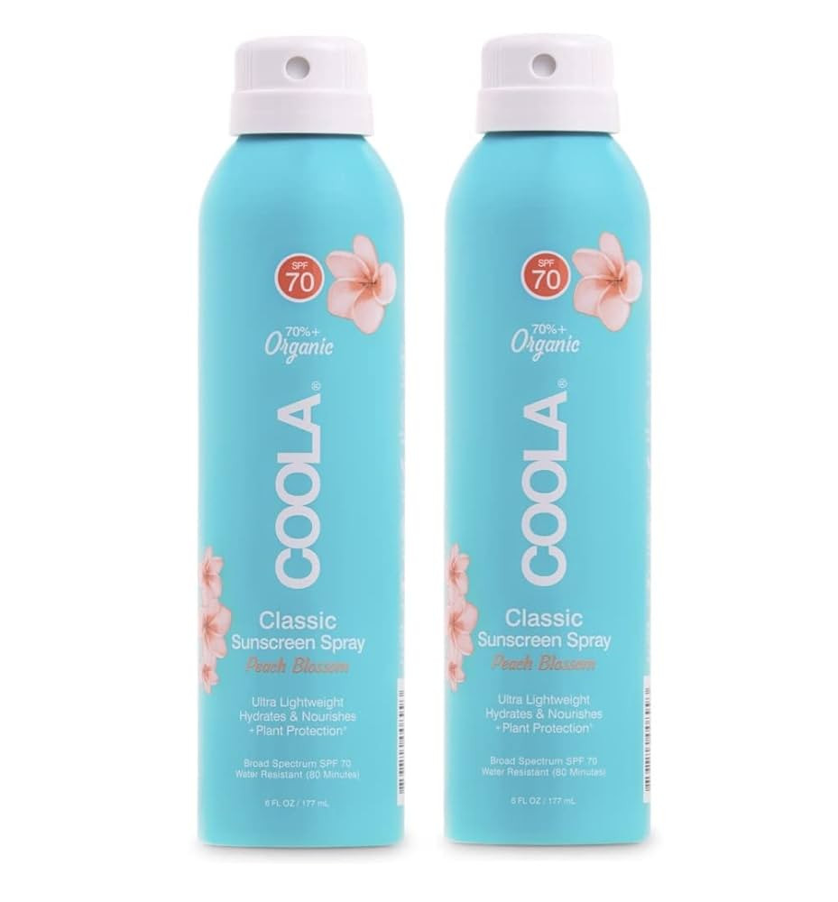 COOLA Organic Sunscreen SPF 70 Sunblock Spray, Dermatologist Tested Skin Care for Daily Protectio... | Amazon (US)