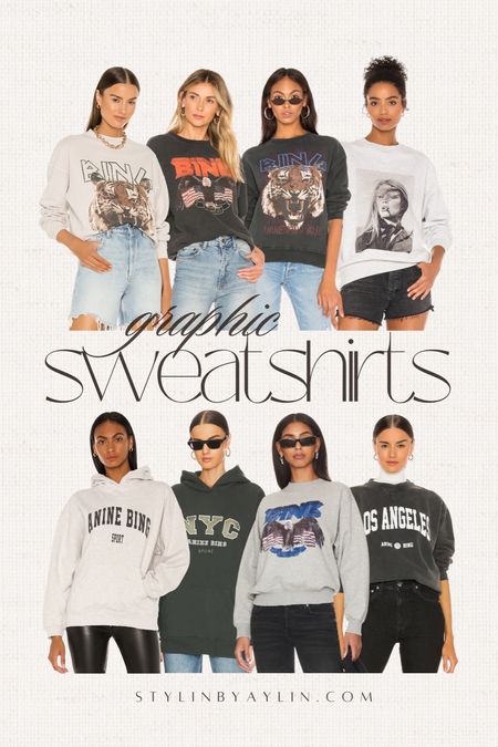 Graphic sweatshirts, fall style, athleisure style #StylinbyAylin 

#LTKSeasonal #LTKstyletip