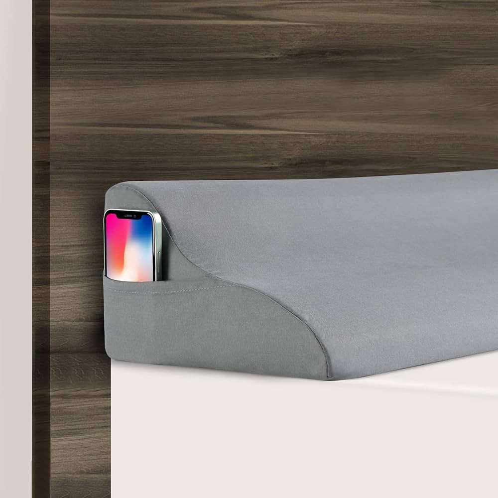 Cushore King (76”x10”x6”) Bed Wedge Pillow Larger, Mattress Gap Filler (0-6”), Patented E... | Amazon (US)