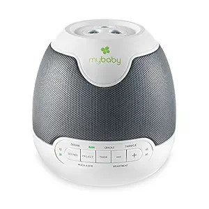 MyBaby Lullaby Sound Machine & Projector – Baby Sleep Machine Plays 6 Sounds & Lullabies, Proje... | Amazon (US)