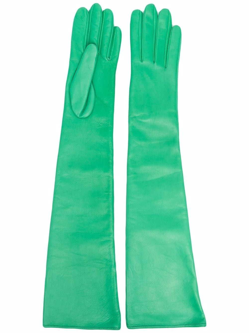 Manokhi Leather Opera Gloves - Farfetch | Farfetch Global