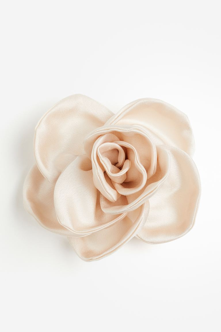 Pasador con diseño de flor - Beige claro - MUJER | H&M ES | H&M (FR, IT, ES, PT, BE)