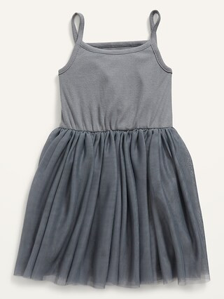 Sleeveless Rib-Knit Tutu Dress for Toddler Girls | Old Navy (US)