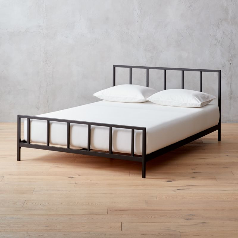 Alchemy Matte Black Full Bed + Reviews | CB2 | CB2