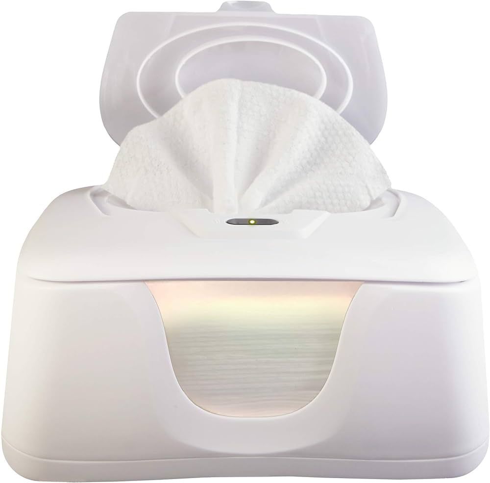 Baby Wipe Warmer and Dispenser, Advanced Features with 4 Bright Auto Off LED Ample Lights for Eas... | Amazon (US)