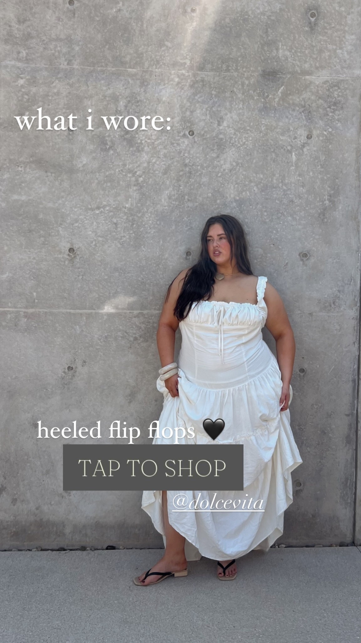 what i wore: heeled flip flops 🖤 @dolcevita

Spring break outfit, vacation outfit, plus size dress, beach outfit, spring dress, maxi dresss

#LTKStyleTip #LTKPlusSize #LTKSeasonal