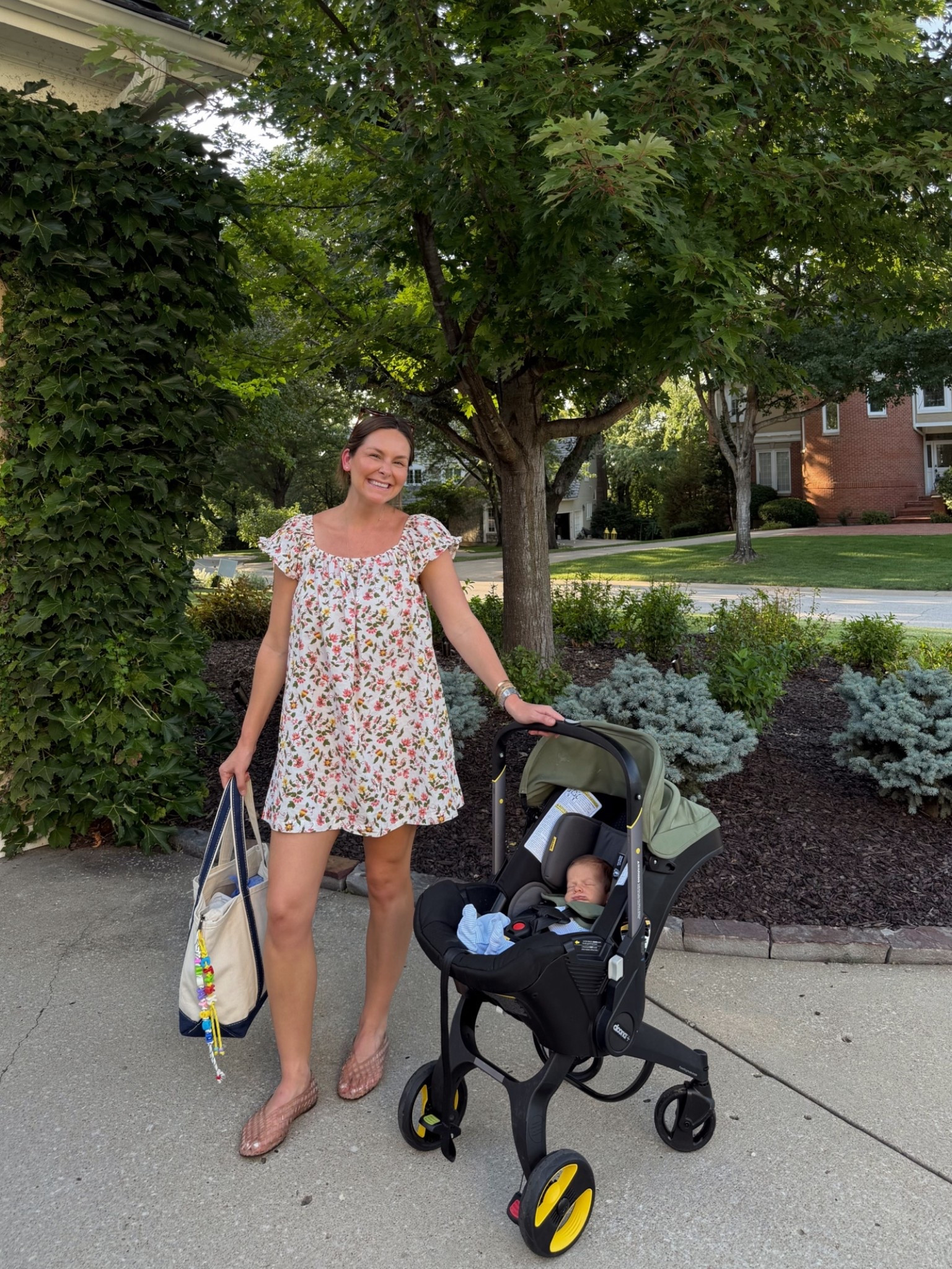 Out on the town with my little🥹 the comfiest, breezy dress - wearing a small!

#LTKootd #LTKmomlife #LTKBaby