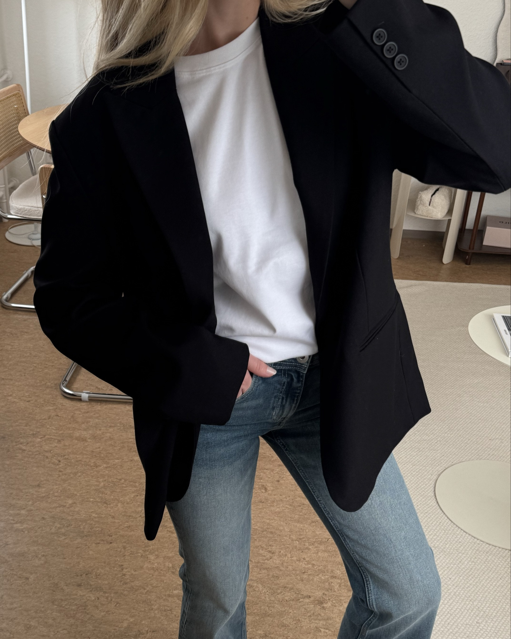 Found the perfect oversized blazer 🖤